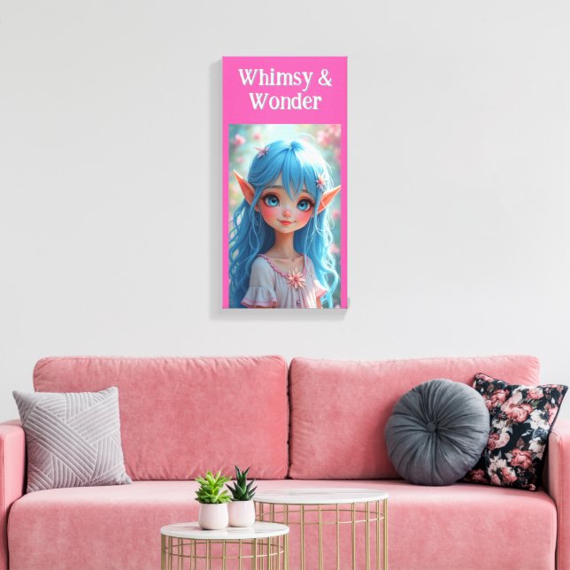 Impressão Em Tela Whimsy (Insitu(Sala de estar))