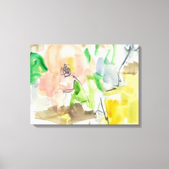 Impressão Em Tela Whimsy in the Garden II (Frente)