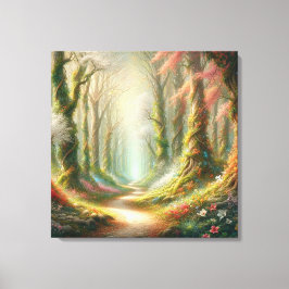 Impressão Em Tela Whispering Woods: Encantamento Desvendado