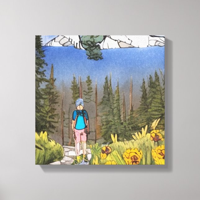 Impressão Em Tela Wilderness Hike (Frente)