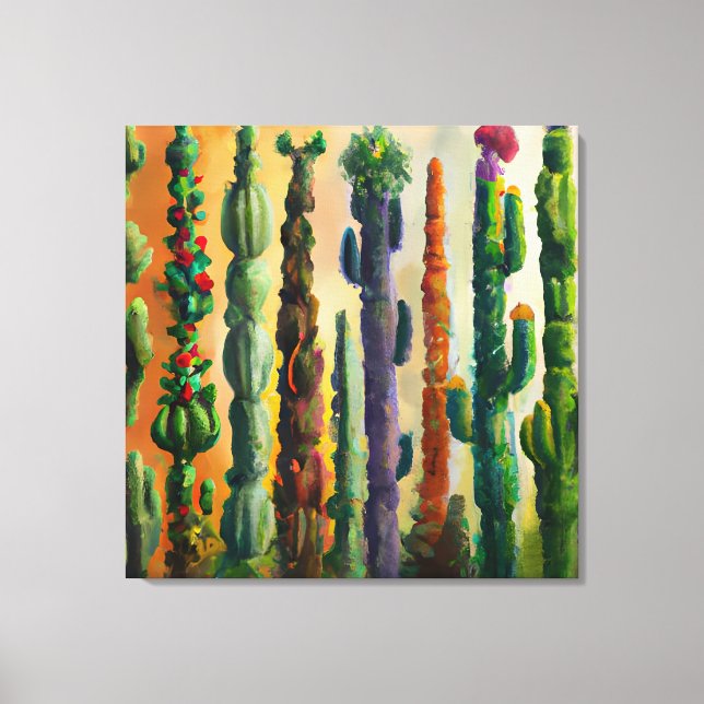 Impressão Em Tela Wilderness Wall art Cactus (Frente)