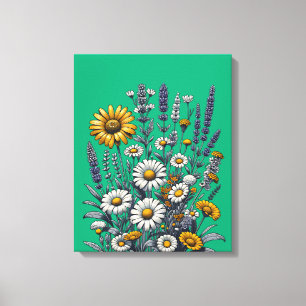 Impressão Em Tela Wildflower Meadow Bliss
