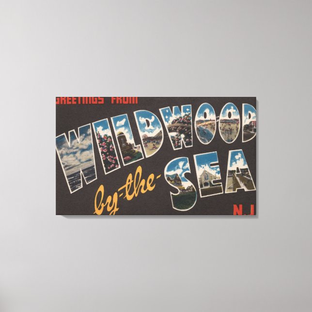 Impressão Em Tela Wildwood-by-the-Sea, Nova Jersey 2 (Frente)