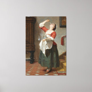 Impressão Em Tela Wilhelm Amber - A Maid (1862)