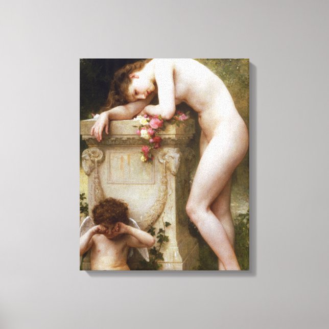 Impressão Em Tela William-Adolphe Bouguereau - Elegy (Frente)
