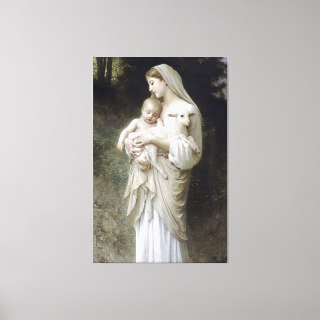 Impressão Em Tela William Adolphe - Inocência Bouguereau (Frente)