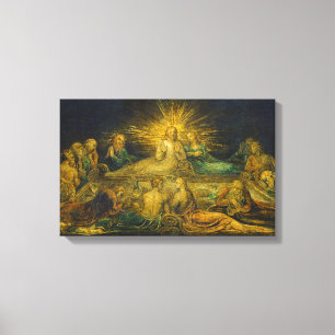 Impressão Em Tela William Blake   a última ceia, 1799 (tempera sobr