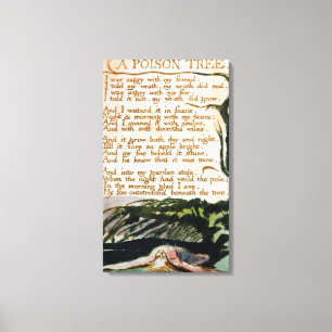 Impressão Em Tela William Blake   uma árvore do veneno