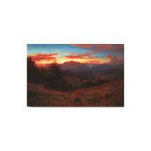 William Keith_Sunset no Monte Diablo