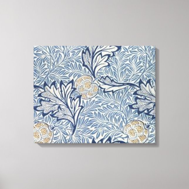 Impressão Em Tela William Morris Apple Fllower Design (Frente)