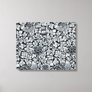 Impressão Em Tela William Morris Floral Pattern Bird Anenome