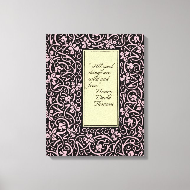 Impressão Em Tela William Morris Grapevine Vine Leaf Patterno (Frente)