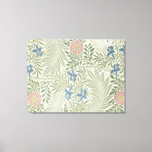 Impressão Em Tela William Morris Larkspur Floral Wallpaper