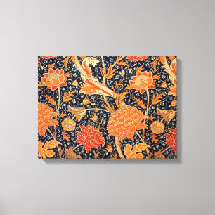 Impressão Em Tela William Morris Orange Cray