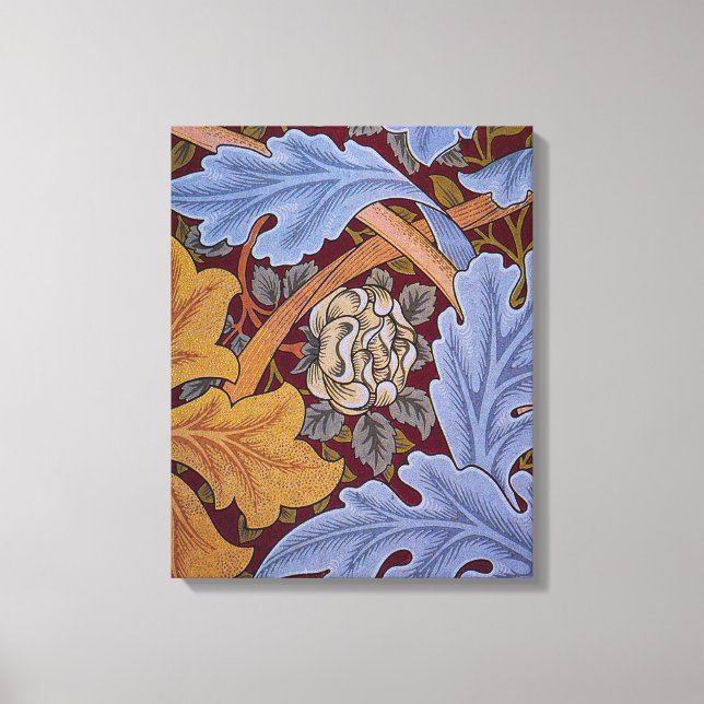 Impressão Em Tela William Morris Rua James Acanthus Wallpaper (Frente)