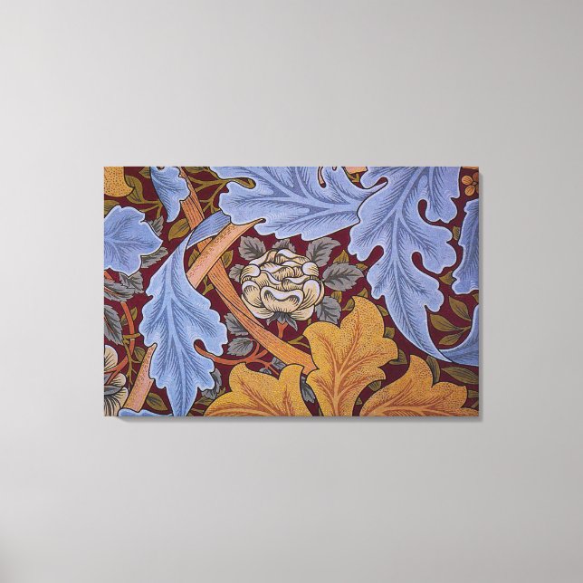 Impressão Em Tela William Morris Rua James Acanthus Wallpaper (Frente)