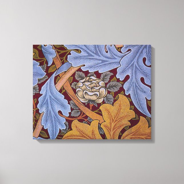 Impressão Em Tela William Morris Rua James Acanthus Wallpaper (Frente)