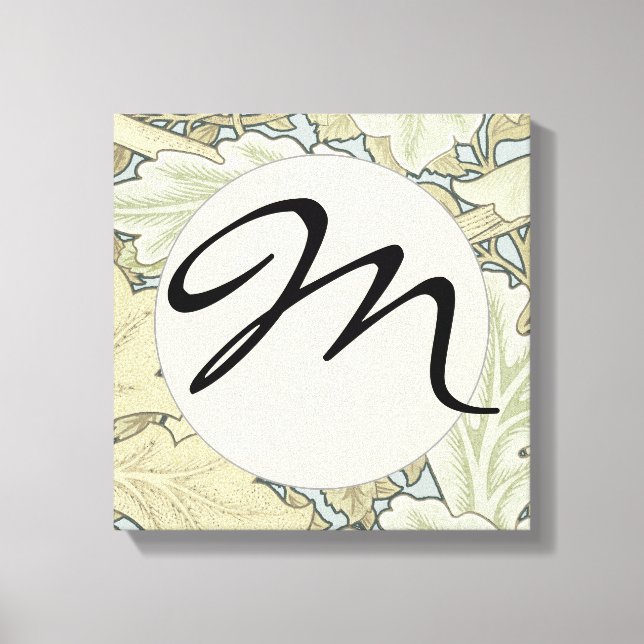 Impressão Em Tela William Morris Rua James Acanthus Wallpaper (Frente)