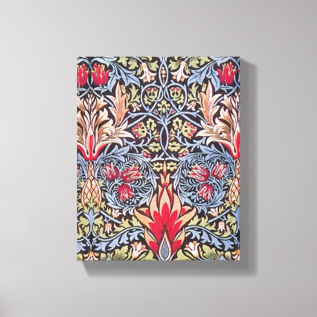 Impressão Em Tela William Morris Snakeshead Floral Art Nouveau (Frente)