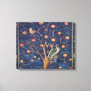 Impressão Em Tela William Morris Woodpecker Tapeçaria Artes e Artesa