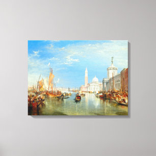 Impressão Em Tela William Turner - Veneza, Dogana & San Giorgio