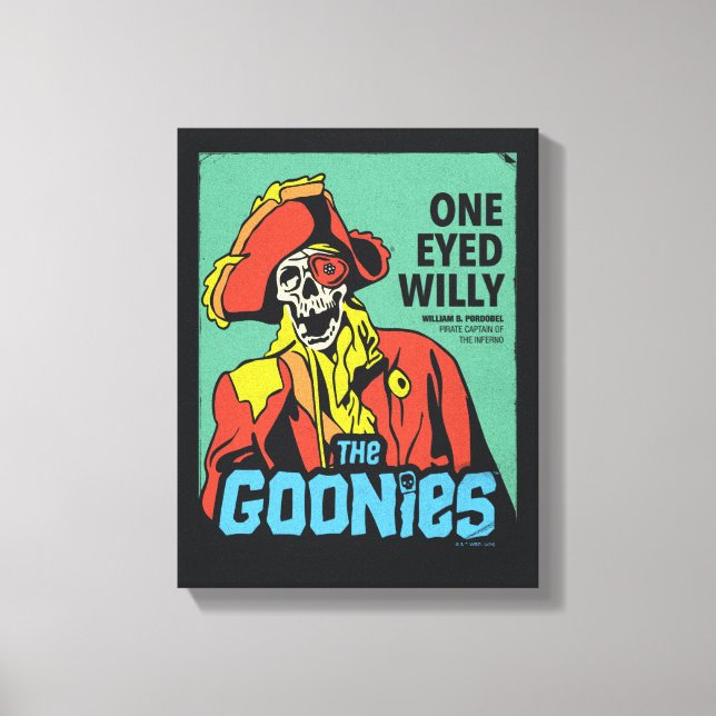 Impressão Em Tela Willy Pirata de Um Olho, Capitão do Inferno (Frente)
