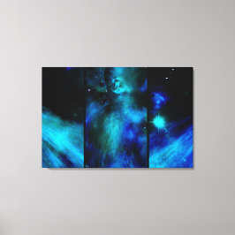 Impressão Em Tela Windows no Espaço - Nebulosa Azul