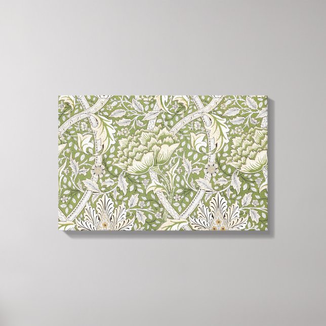 Impressão Em Tela Windrush Pattern (por William Morris) (Frente)