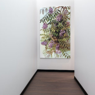 Impressão Em Tela Wisteria Frutescens Pintura Botânica