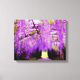 Impressão Em Tela Wisteria Wall Art Purple