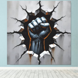 Impressão Em Tela „Wo Stahl den Geist umarmt“