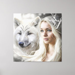 Impressão Em Tela Wolf Eyes