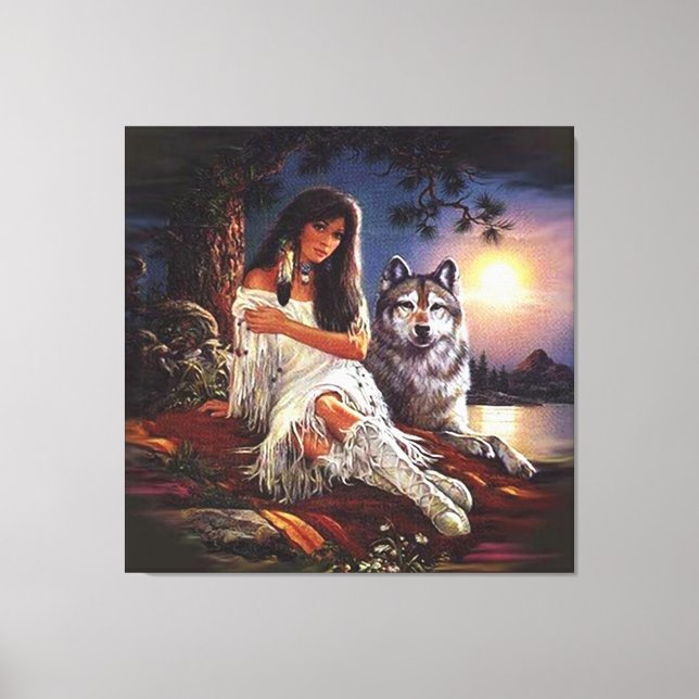 Impressão Em Tela Wolf Look (Frente)