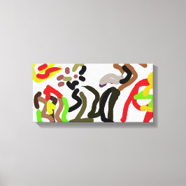 Impressão Em Tela Wolf wild ink autumn