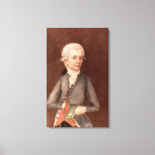 Impressão Em Tela Wolfgang Amadeus Mozart, c.1780