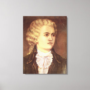 Impressão Em Tela Wolfgang Amadeus Mozart durante sua estada
