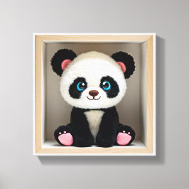 Impressão Em Tela Wonder Art Panda Cuddle Buddy
