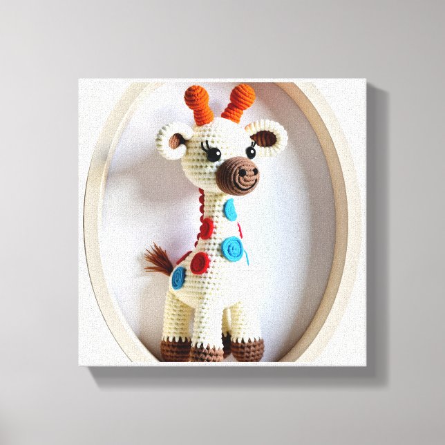 Impressão Em Tela Wonder Wall Art Whimsical Giraffe (Frente)