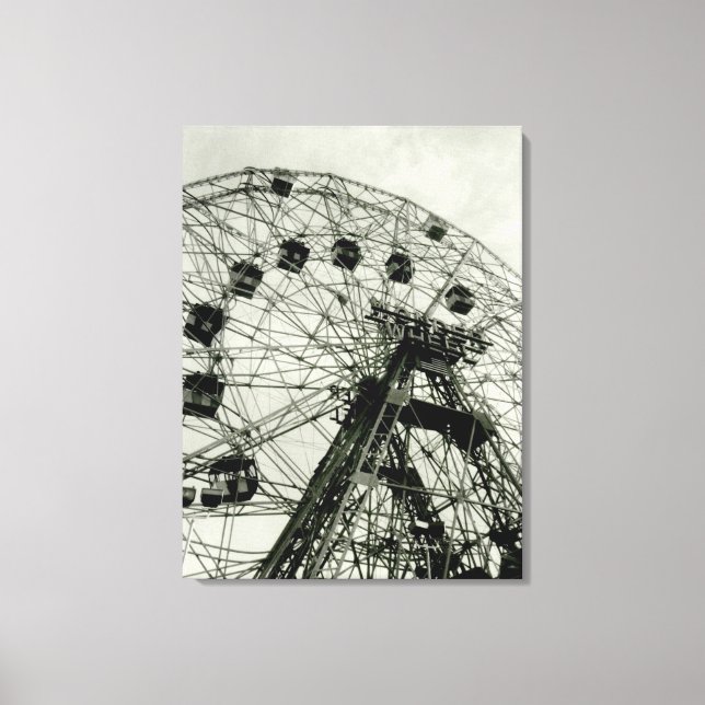 Impressão em tela 'Wonder Wheel' (Frente)