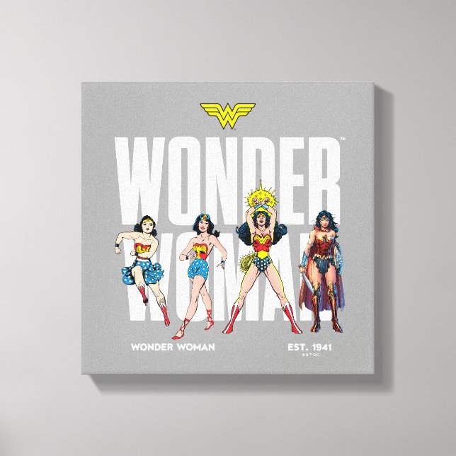 Impressão Em Tela Wonder Woman Legends Forever Graphic (Frente)