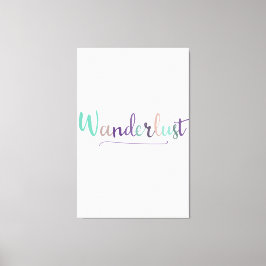 Impressão Em Tela Wonderlust