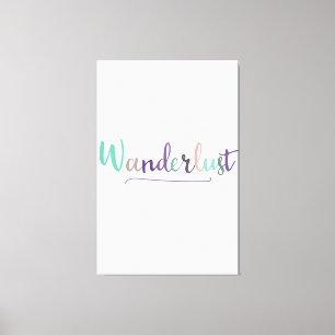 Impressão Em Tela Wonderlust