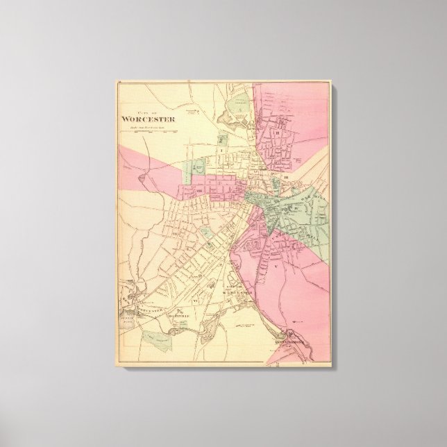 Impressão Em Tela Worcester 2 (Frente)