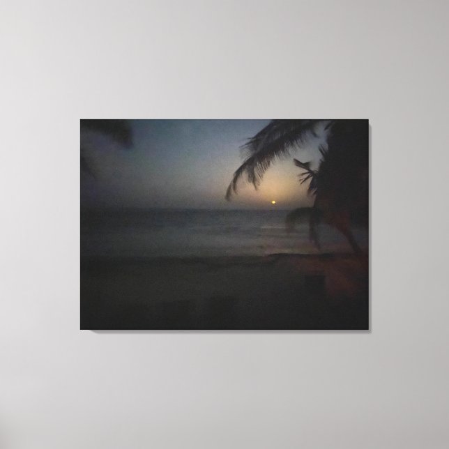 Impressão Em Tela World2Celebrate: BOA LUA DE TULUM (Frente)