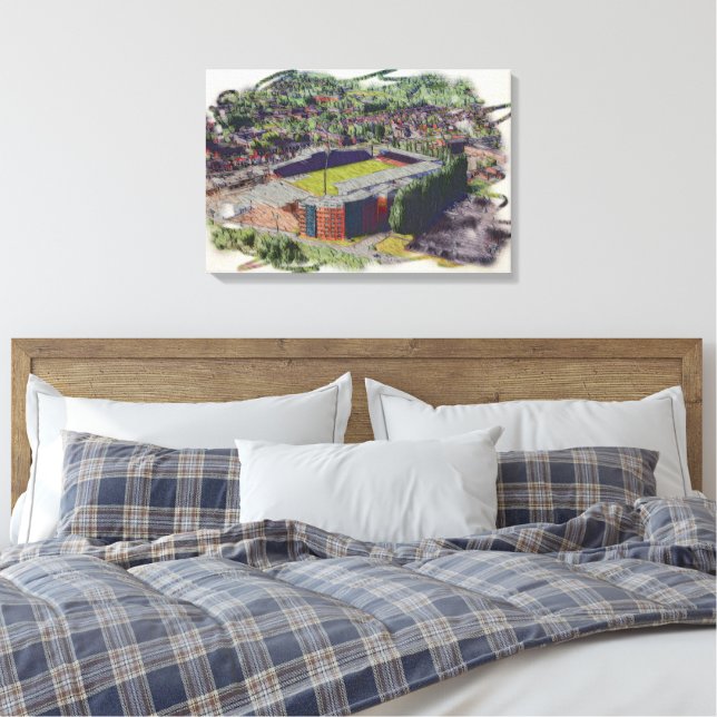 Impressão Em Tela Wrexham AFC, Racecourse Ground (Insitu(Quarto))