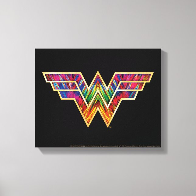 Impressão Em Tela WW84 | Wonder Woman Kaleidoscope Logo (Frente)