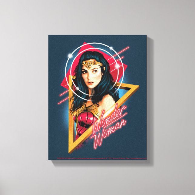 Impressão Em Tela WW84 | Wonder Woman Retrowave Character Badge (Frente)