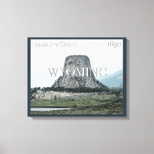 Impressão Em Tela Wyoming Poster