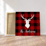 Impressão Em Tela Xadrez e veado de Buffalo Vermelho | Presente de n<br><div class="desc">Abrace o encanto rústico do excelente ao ar livre com nossa Xadrez de Buffalo Vermelho e o Dom de Nome Personalizado de Deer! Quer você esteja comprando por si mesmo ou procurando por um presente pensativo,  esta design traz um toque de natureza selvagem para qualquer ocasião.</div>