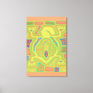 Impressão Em Tela Xamã com Criança